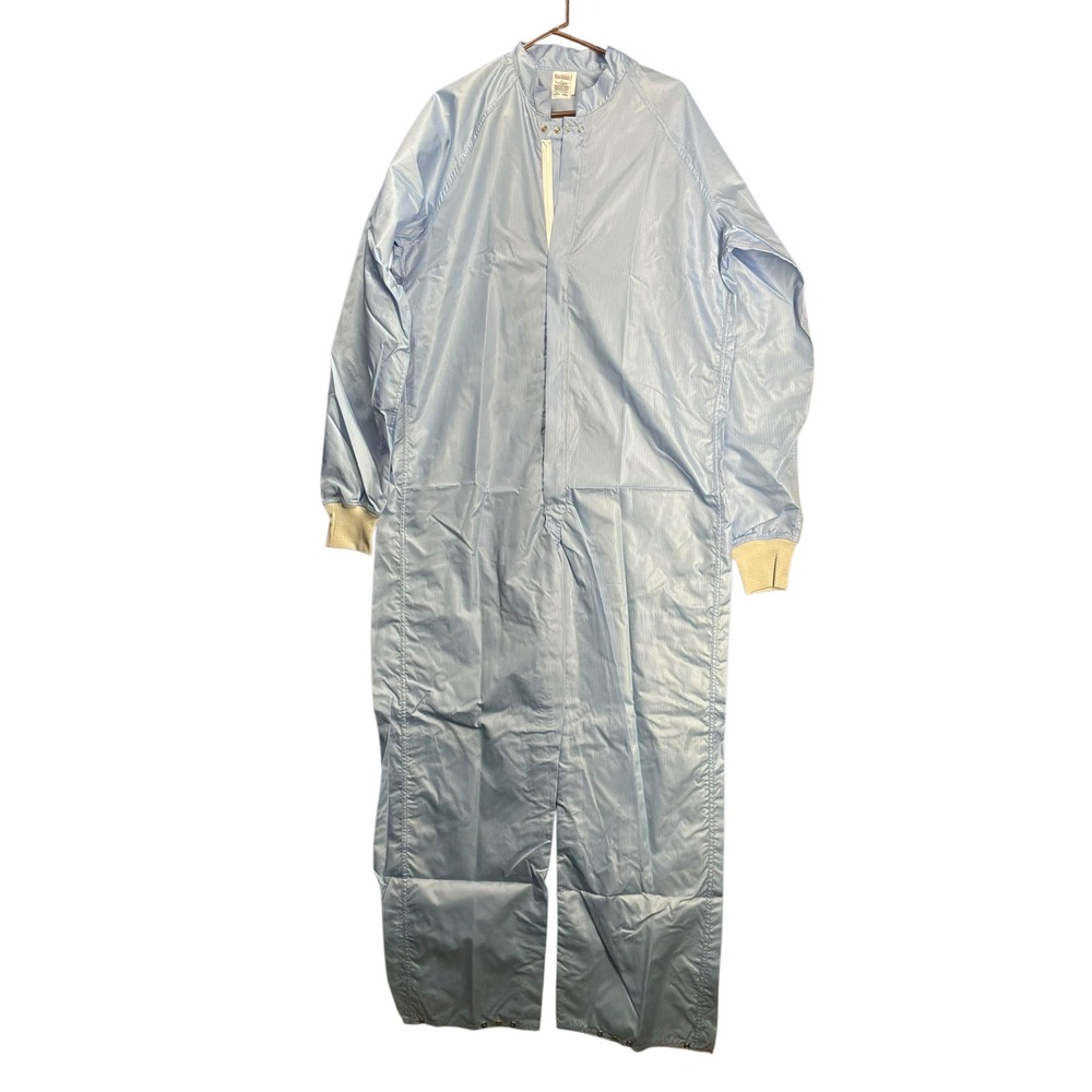 Workwear Unisex Worklon Cleanroom Coverall Jumpsuit XS Light Blue 1955